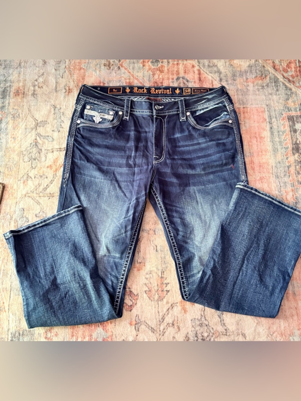 Rock Revival Easy BootCut Jeans size 34-